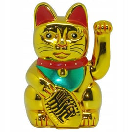 Japoński Kot Maneki-Neko Chiński Szczęścia 20cm