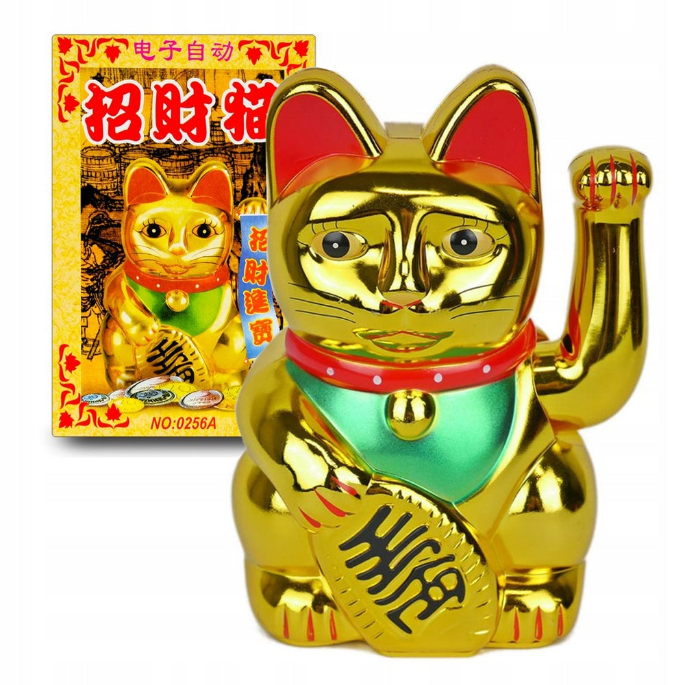 Japoński Kot Maneki-Neko Chiński Szczęścia 20cm