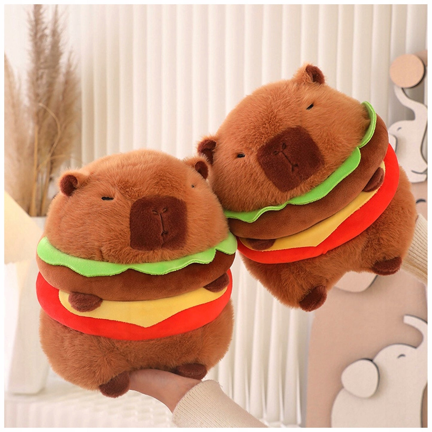 KAPIBARA pluszowa maskotka HAMBURGER