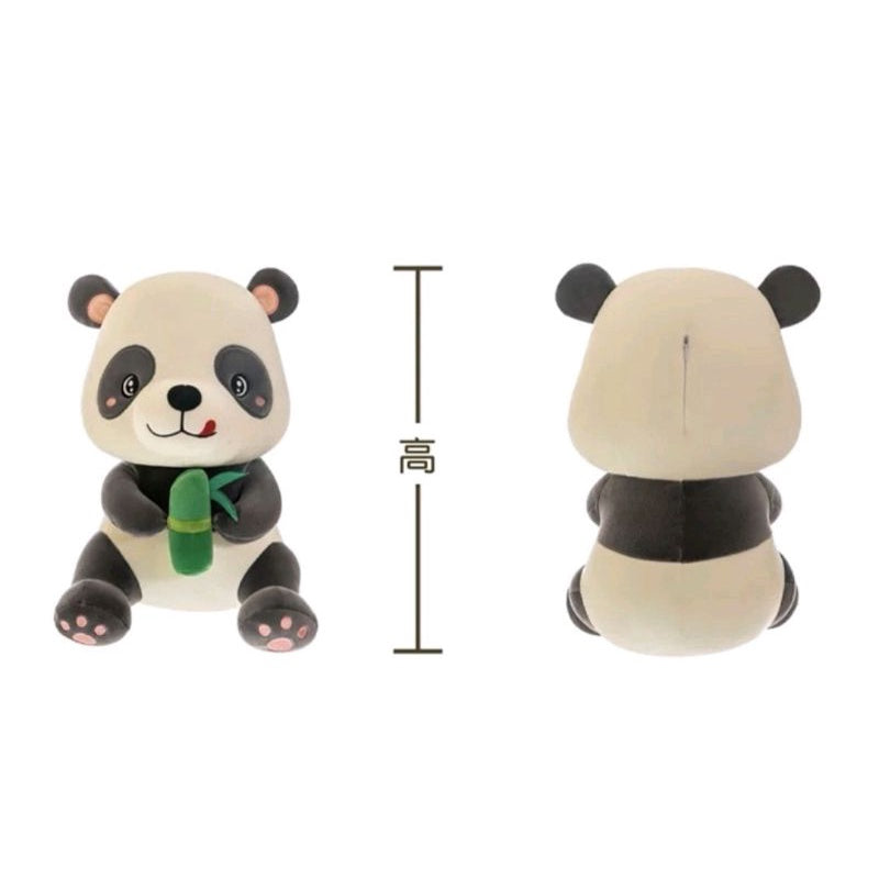 Maskotka PANDA Z KOCEM 40 cm PLUSZOWA ZABAWKA