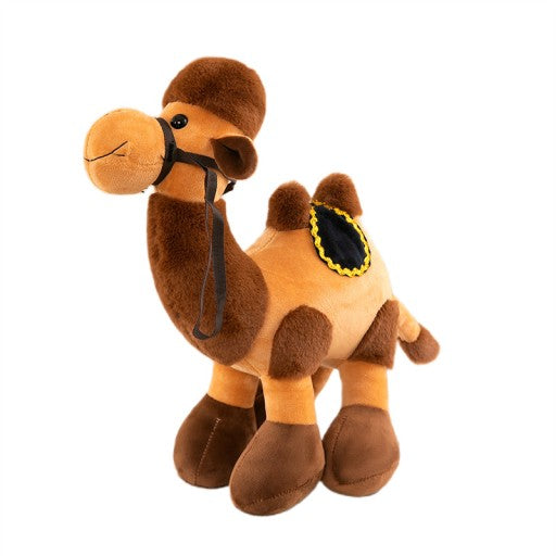 MASKOTKA PLUSZAK PRZYTULANKA ZABAWKA BRĄZOWY CAMEL WIELBŁĄD DUŻY XXL 40 cm