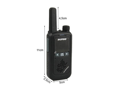 Krótkofalówki walkie talkie baofeng bf-t17 radiotelefon zestaw latarka 2szt